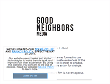 Tablet Screenshot of goodneighborsmedia.com